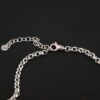 Sterling Silver Roxy Rolo Chain - shiny shown on dark background