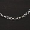 Sterling Silver Rachel Rolo - Shiny shown on dark background