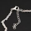 Sterling Silver Joan Chain - shiny shown on dark background