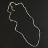 Sterling silver Olivia Chain - Shiny shown on dark background