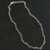 Sterling Silver Willow Chain - Shiny shown on dark background