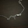 Sterling Silver oxidized Rachel Rolo Chain on dark background
