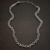 Sterling Silver Joy chain shown oxidized on dark background