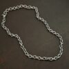 Sterling Silver Georgia XXL chain shown oxidized on dark background