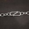 Sterling Silver Sky Chain - Shiny Smooth shown on dark background