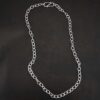Sterling Silver Sky Chain - Shiny Smooth shown on dark background