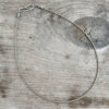 Sawyer Steel Wire Necklace shown on wood background