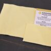 Yellow Jewelry Cleaning Cloth both sizes shown on dark background
