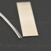 Silver Solder Sheet & Wire on dark background