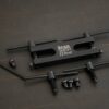 EZ Riveting Tool Complete Kit all parts shown on dark background