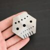Hexagon Anvil - stainless steel shown in hand