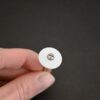 White Wheel shown on mandrel in hand