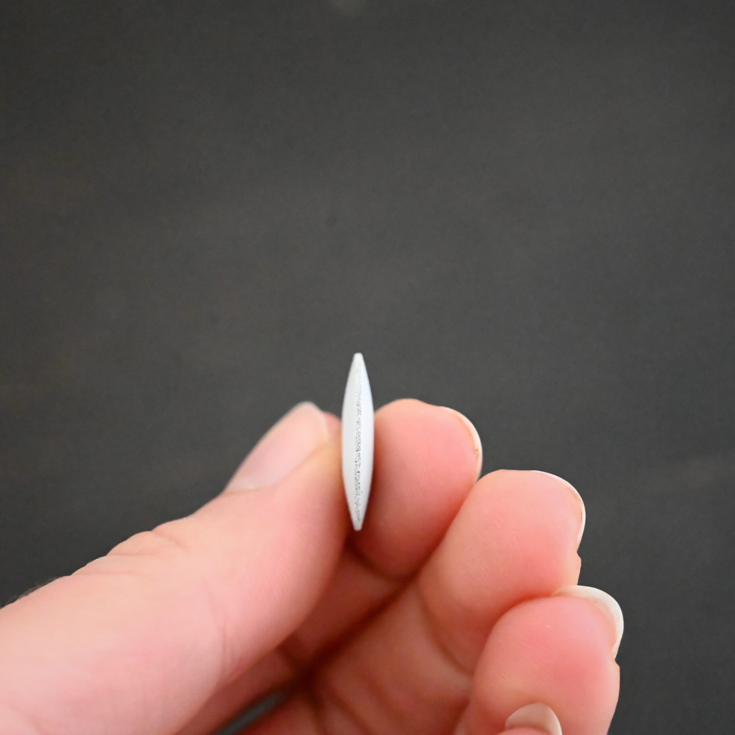 White Polishing Wheel in hand