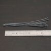 Large Bead Headpin oxidized 10pcs shown by ruler