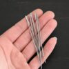 Silver Oxidized Paddle Headpins shown in hand