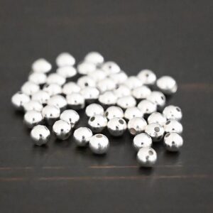 Sterling Silver Hollow Bead