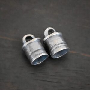 Sterling Silver 6x9mm End Caps