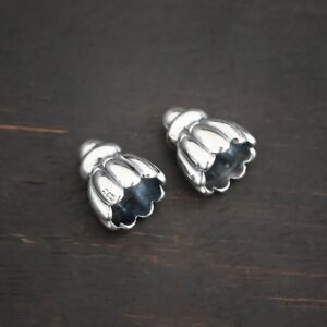 Sterling Silver Cone Flower Bead Cap