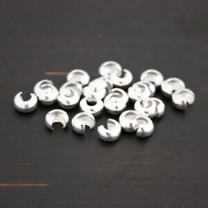 Sterling Silver Crimp Covers