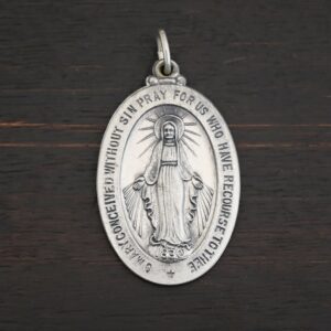 Sterling Silver Holy Virgin Mary Charm