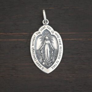 Sterling Silver Holy Virgin Mary Charm