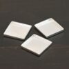 Thick square bezel cups - shiny shown on dark background