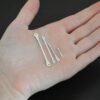 Hammered stick - shiny shown in hand