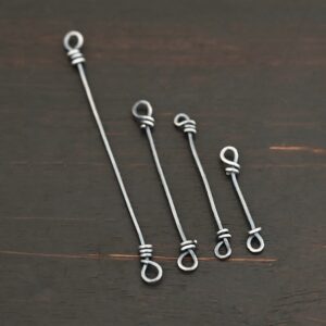 Sterling Silver Handmade Stick Loop Finding