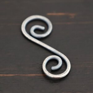 Sterling Silver Hammered Swirl