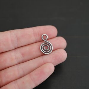 Sterling Silver S Shaped Finding