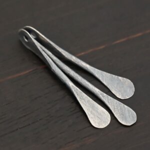 Sterling Silver Hammered Necklace Component