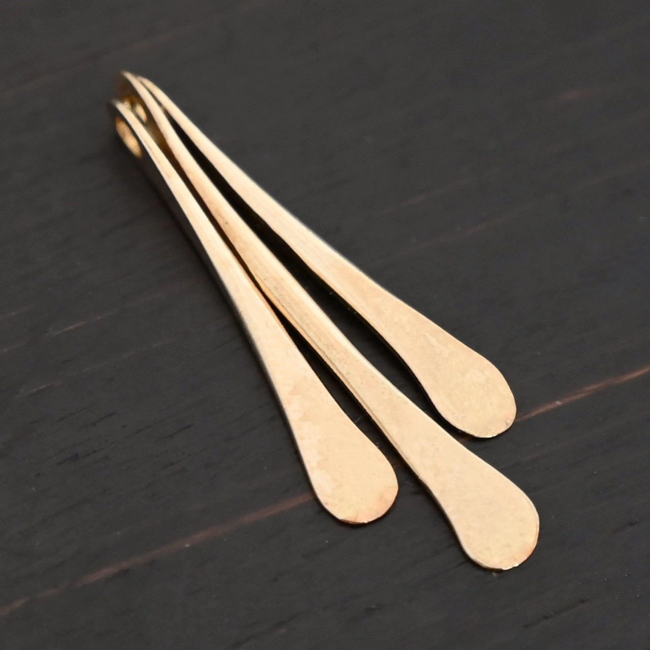 Necklace Component - gold filled shown on dark background