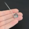 Handmade Pinch Bail - shiny headpin shown in hand