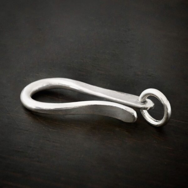 Harrison Hook Clasp - shiny shown on dark background