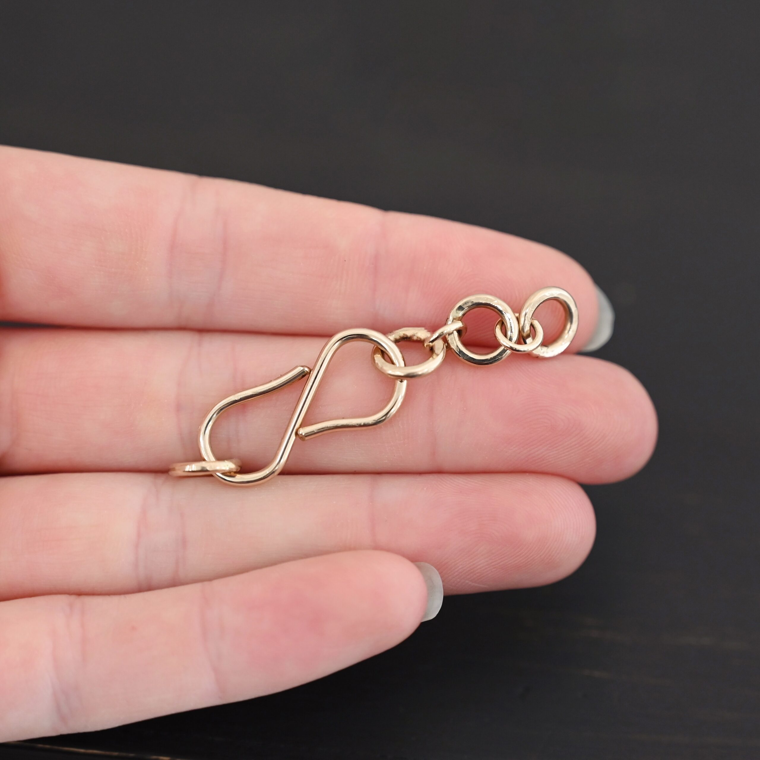 Ezra Extension - 14k Gold Filled shown in hand