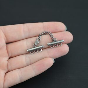 Sterling Silver 3 Strand Clasp – Maverick
