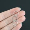 Elliot Hammered Bracelet Extension - shiny large shown in hand