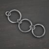 Elliot Hammered Bracelet Extension - oxidized shown on dark background