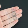 Elliot Hammered Bracelet Extension - oxidized large shown in hand