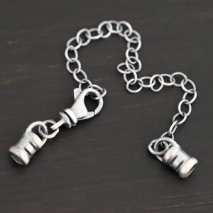 Sterling Silver End Cap & Clasp Extension – Emerson