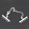 Matthew multistrand clasp - shiny 5 strand shown on dark background