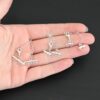 Matthew multistrand clasp - shiny shown in hand