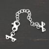 Max multistrand clasp - shiny 2 strand shown on dark background