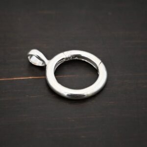 Sterling Silver Hinged Pendant Holder – Piper