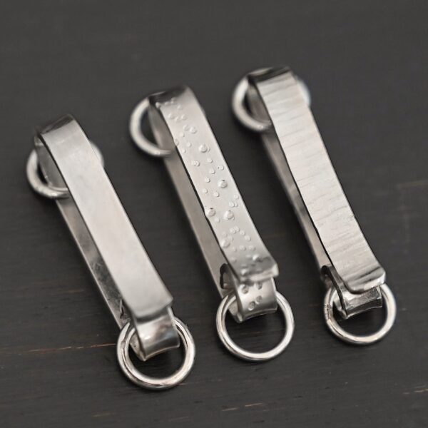 Hank Hook Clasp - shiny shown on dark background