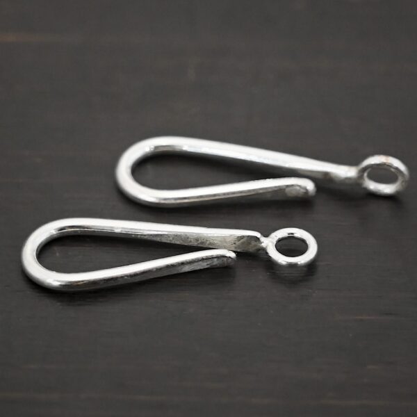 Hope Hook Clasp - shiny shown on dark background