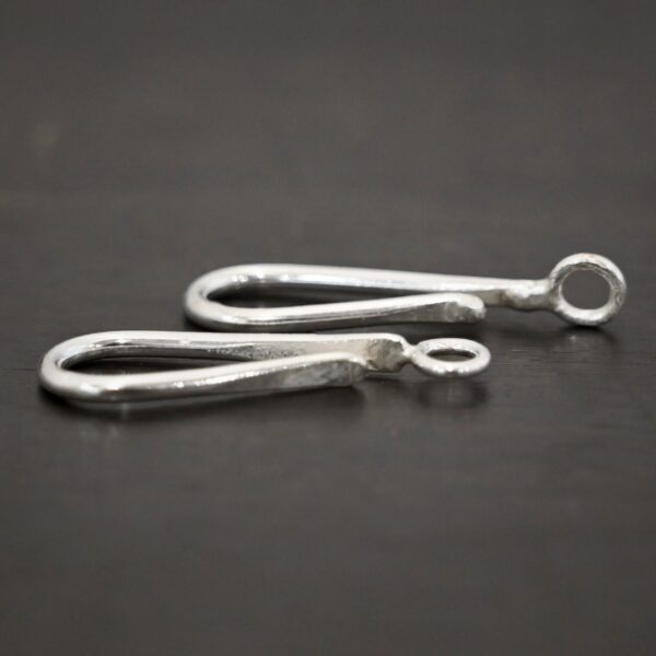 Hope Hook Clasp - shiny shown on dark background