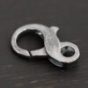 Faith Figure 8 Lobster Claw - oxidized shown on dark background
