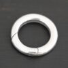 Penny Push Clasp - shiny shown on dark background