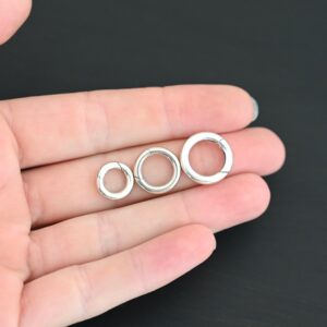 Sterling Silver Push Clasp – Penny